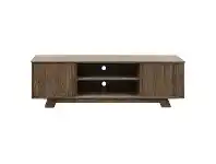 Harold Mountain Ash Timber 2 Door TV Unit, 180cm, Smoke