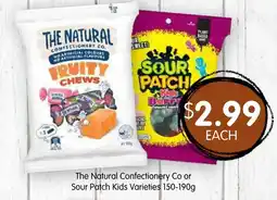 Spudshed The Natural Confectionery Co or Sour Patch Kids Varieties offer