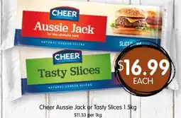 Spudshed Cheer Aussie Jack or Tasty Slices offer