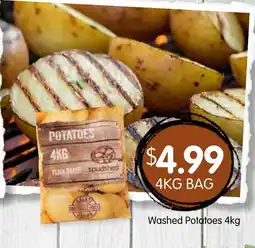 Spudshed Washed Potatoes 4kg offer