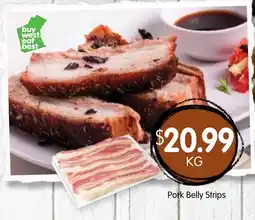 Spudshed Pork Belly Strips offer
