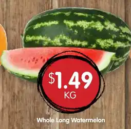 Spudshed Whole Long Watermelon offer