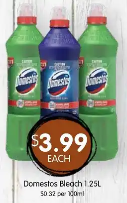 Spudshed Domestos Bleach offer