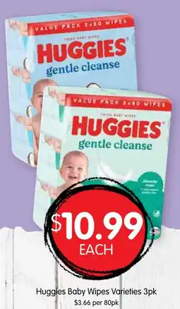Spudshed Huggies Baby Wipes Varieties offer