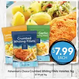 Spudshed Fisherman's Choice Crumbed Whiting Fillets Varieties offer