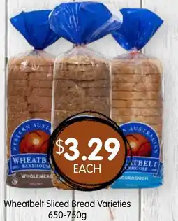 Spudshed Wheatbelt Sliced Bread Varieties offer