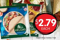 Spudshed Helga's Wraps Varieties offer