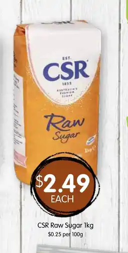 Spudshed CSR Raw Sugar offer