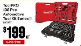 SuperCheap Auto ToolPRO 138 Pce Automotive Tool Kit Series II offer