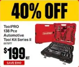 SuperCheap Auto ToolPRO 138 Pce Automotive Tool Kit Series II offer