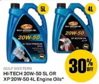 Gulf Western Hi-Tech 20W-50 Engine Oils