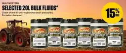 SuperCheap Auto Gulf Western Selected 20L Bulk Fluids offer