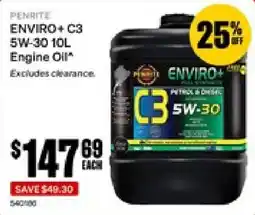 SuperCheap Auto Penrite Enviro+ C3 Engine Oil offer