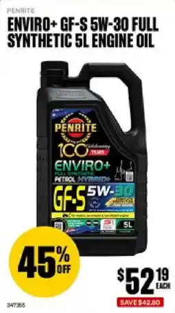 SuperCheap Auto Penrite Enviro+ GF-S 5W-30 Full Synthetic Engine Oil offer