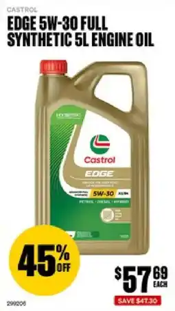 SuperCheap Auto Castrol Edge 5W-30 Full Synthetic 5L Engine Oil offer