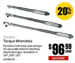 SuperCheap Auto Toledo Torque Wrenches offer