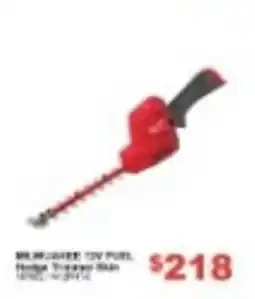 Total Tools Milwaukee 12V Fuel Hedge Trimmer offer