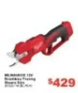 Total Tools Milwaukee 12V Brushless Pruning Shears offer