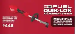 Total Tools Milwaukee 18V Fuel Quik-Lok Multi-Tool Powerhead Skin offer