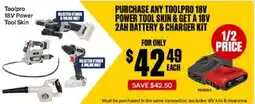 SuperCheap Auto Toolpro 18V Power Tool Skin offer