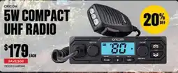 SuperCheap Auto Oricom 5W Compact UHF Radio offer