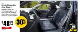 SuperCheap Auto SCA Single Sheepskin Seat Covers offer