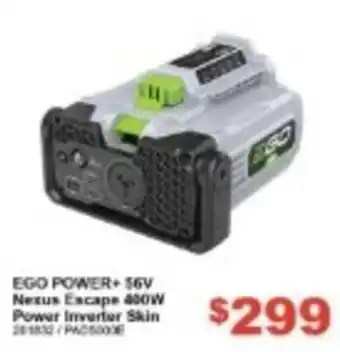 Ego Power+ 56V Nexus Escape 880W Power Inverter Skin
