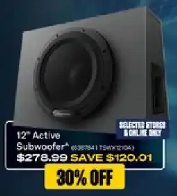 SuperCheap Auto 12" Active Subwoofer offer