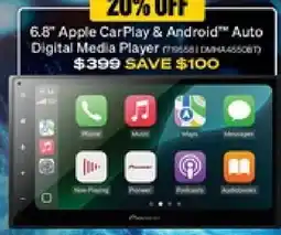 SuperCheap Auto 6.8" Apple CarPlay & Android Auto Digital Media Player offer
