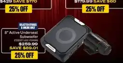 SuperCheap Auto 8" Active Underseat Subwoofer offer