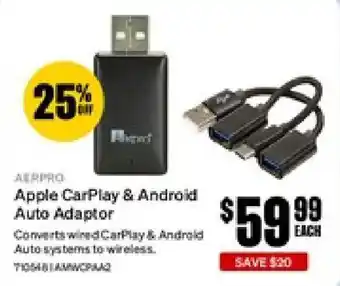 Aerpro Apple CarPlay & Android Auto Adaptor