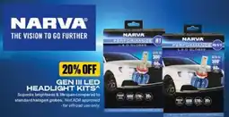 SuperCheap Auto Narva Gen III LED Headlight Kits offer