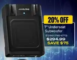 SuperCheap Auto Avalite 7" Underseat Subwoofer offer
