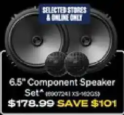 SuperCheap Auto 6.5" Component Speaker Set offer