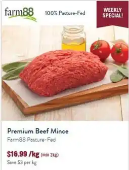 Tasman Butchers Premium Beef Mince Farm88 Pasture-Fed offer