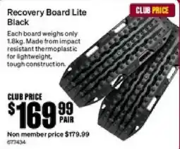 SuperCheap Auto Recovery Board Lite Black offer