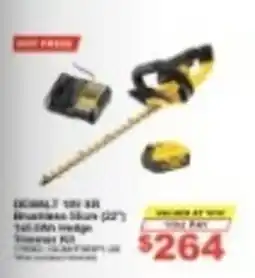 Total Tools DeWalt Brushless 14in 14.4V Hedge Trimmer Kit offer