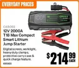 SuperCheap Auto Caross 12V 2000A T18 Max Compact Smart Lithium Jump Starter offer