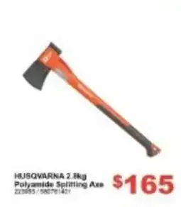 Total Tools Husqvarna 2.8kg Polyamide Splitting Axe offer