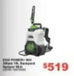 Total Tools Eco Power+ HV 380cc 18L Backpack Sprayer offer