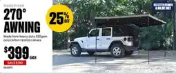 SuperCheap Auto Ridge Ryder 270° Awning offer