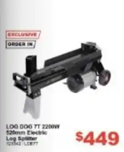 Total Tools Log Dog 7T Electric Log Splitter offer
