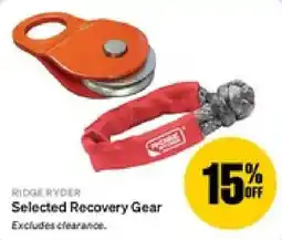 SuperCheap Auto Ridge Ryder Selected Recovery Gear offer