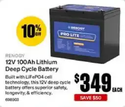 SuperCheap Auto Renogy 12V 100Ah Lithium Deep Cycle Battery offer
