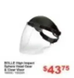 Total Tools BOLLE High Impact Sphere Head Gear & Clear Visor offer