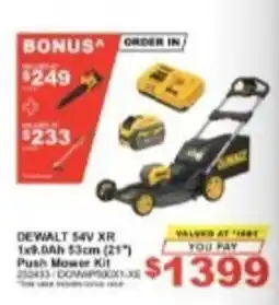 Total Tools DeWalt 54V XR Push Mower Kit offer