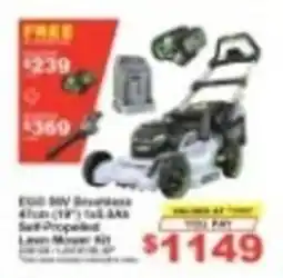 Total Tools EGO 56V Brushless 4-in-1 (18") 52L AAA Self-Propelled Lawn Mower Kit offer