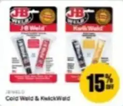 SuperCheap Auto JB Weld Cold Weld & KwickWeld offer