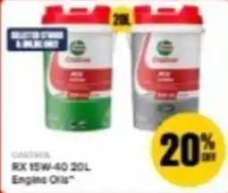 SuperCheap Auto Castrol RX 15W-40 Engine Oils offer