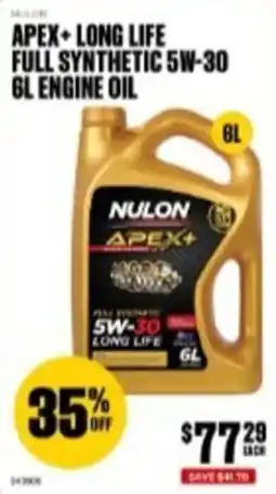 SuperCheap Auto Nulon Apex+ Full Synthetic 5W-30 Long Life Engine Oil offer